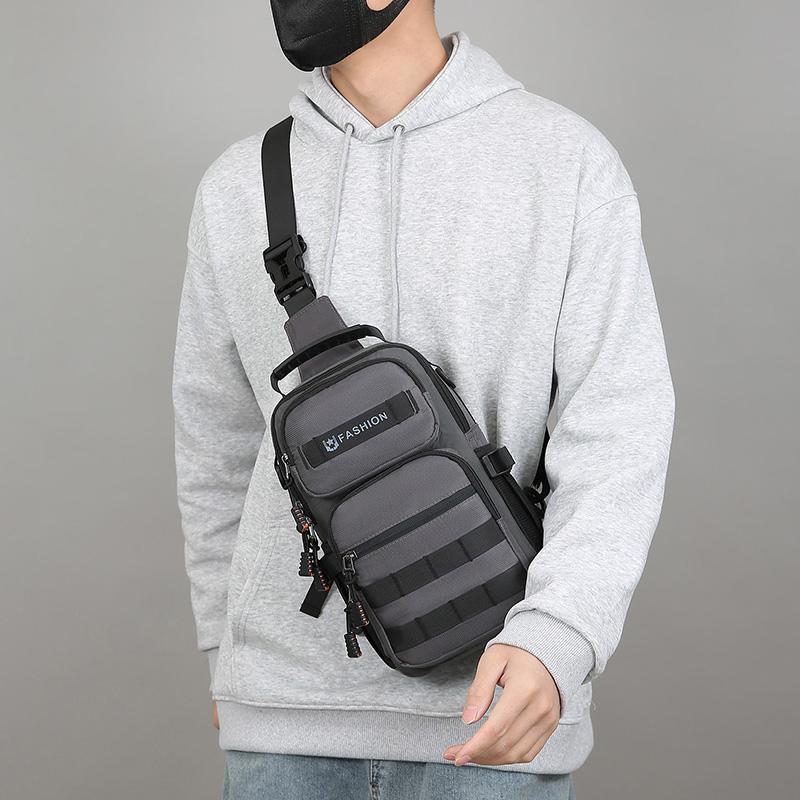 Hiking Chest Bag Travel Multifunctional Molle Backpack Lightweight Handbag Outdoor Cycling Climbing Rig Pouch Large Funny Pack