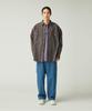 Snow Peak Organic Cotton Ombre Check Shirt Long and Size Brown CH SH-25AU005, Sleeve, Men's Women's, L,