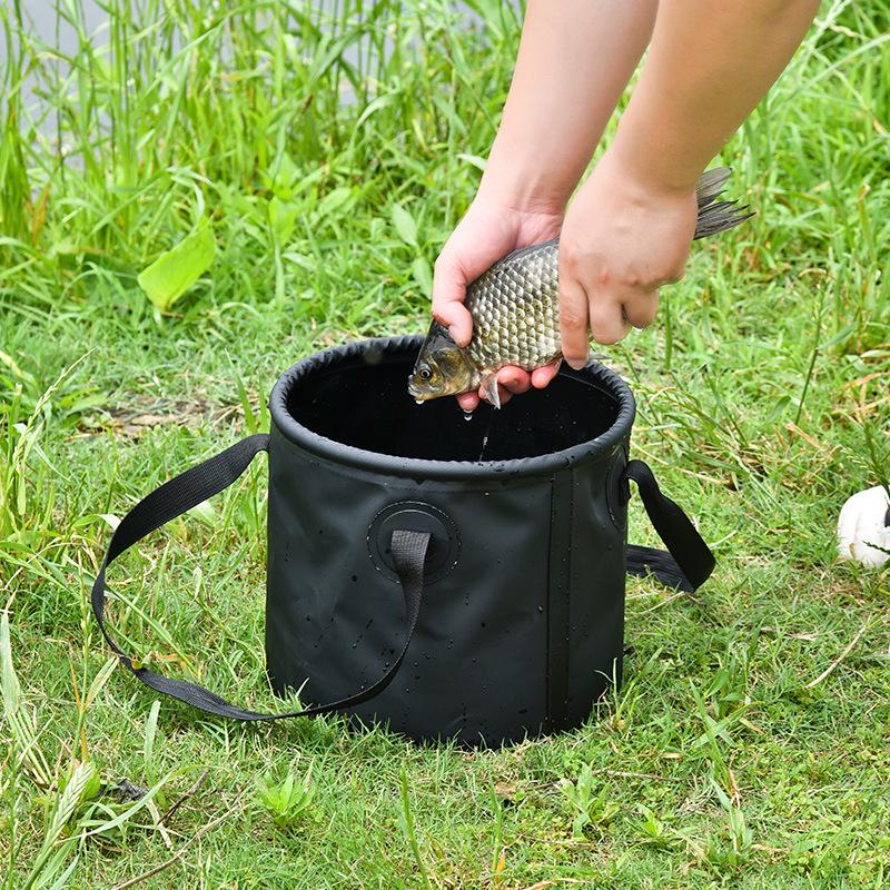 Portable Large-Capacity Folding Water Bucket for Camping and Travel