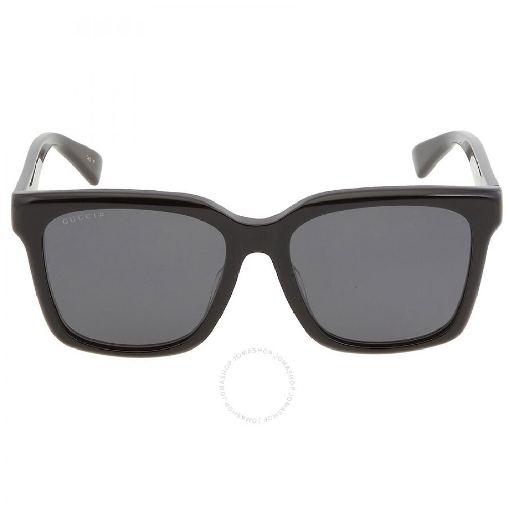 

Gucci Polarized Grey Square Unisex Sunglasses Gg1175sk 001 56