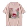 Dih Brainrot Gen Z Pig Funny Meme T Shirt Unisex Women Clothing Casual Humor Tshirts Unisexs Oversized Cotton Short Sleeve T Shirts