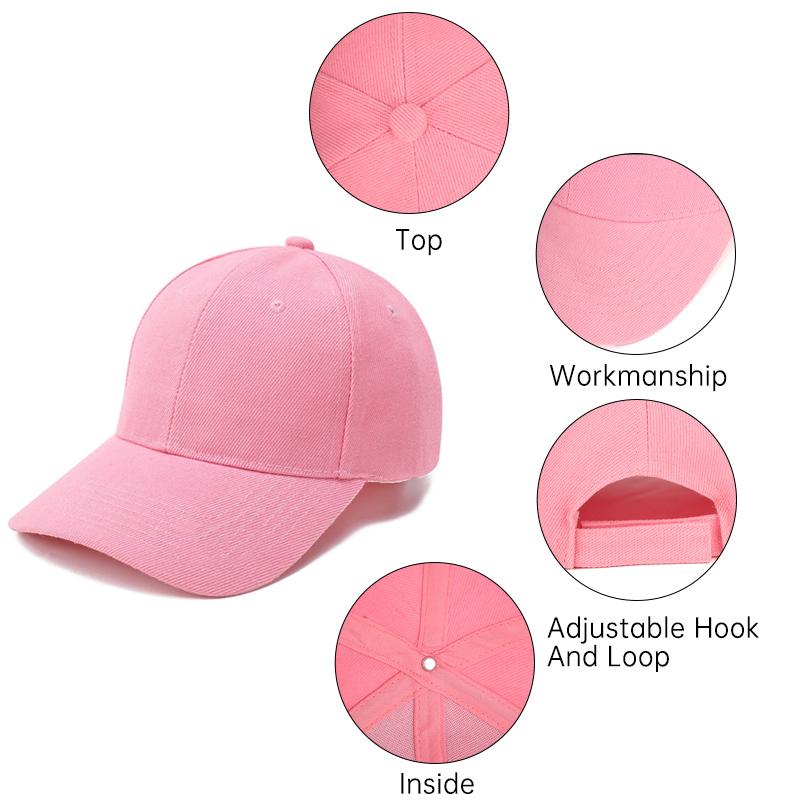 Kids Girls Boys Caps Cotton Baseball Cap Solid Color Snapback Baseball Caps Canada Golf Summer 2023 Bone Gorras Hombre Casquette