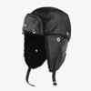 Unisex Vintage Leather Aviator Hat Winter Warm Ear Protection Cap Outdoor Motorcycling Skiing