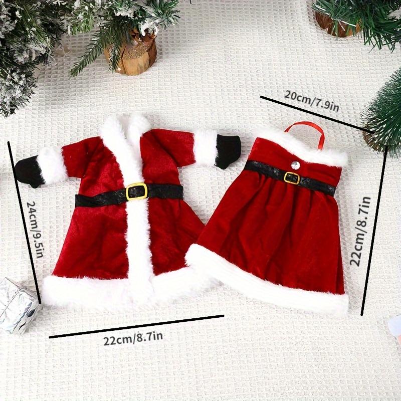 Creative Red Wine Bag Christmas Dress Wine Bottle Cover Christmas Skirt Wine Bottle Decoration Best Gift Packaging Storage Bag