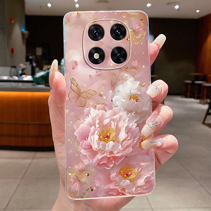 For Xiaomi Redmi Note 14 Pro+ Case Clear Soft TPU Fundas Butterfly Flower Cover For Redmi Note14 Pro Plus 5G Phone Cases Coque