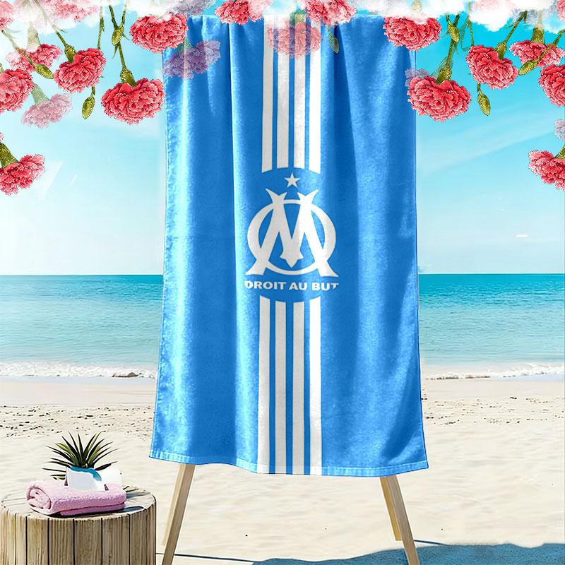 l'OM Logo Print Beach Towel, Large Soft Quick Dry Towel for Beach Camping Swimming