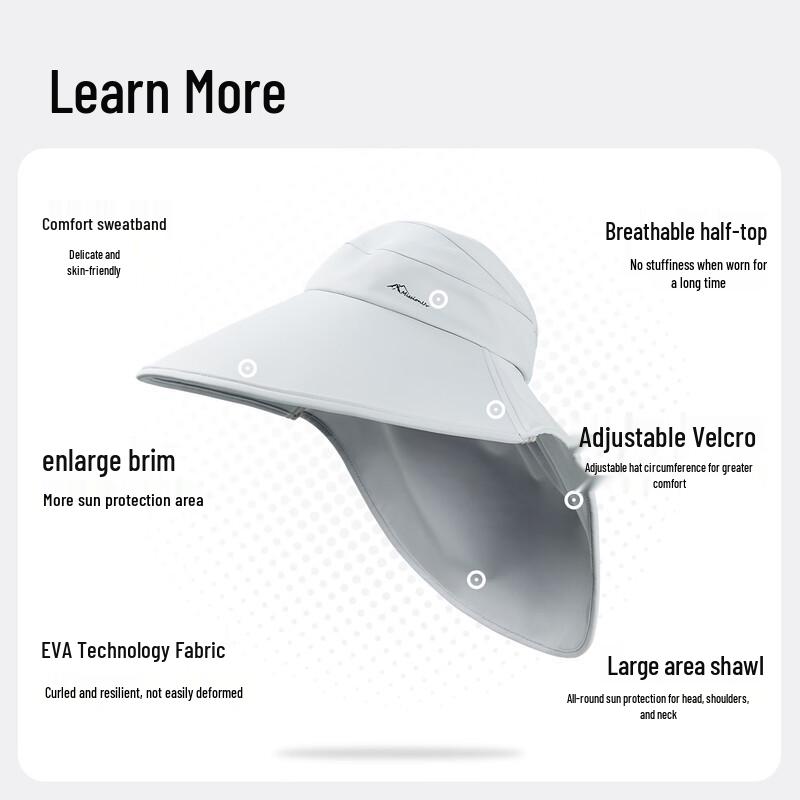 MISSION Women's Wide Brim Open-Top UV Sun Hat