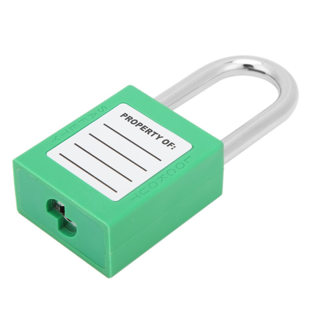 38mm   Padlock Insulating Industrial Plastic Nylon PA Steel for Chemical Electric Power Nuclear Energy(Purple )