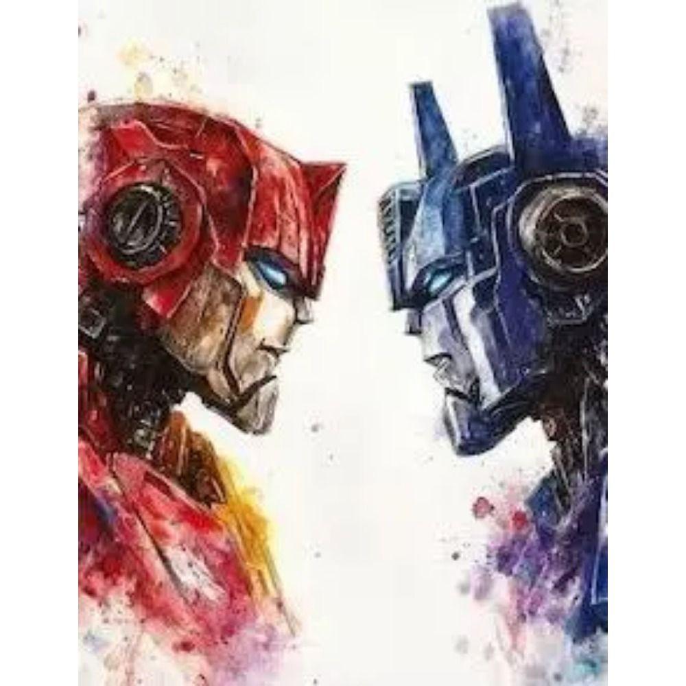 Transformers Bumblebee Optimus Prime Targhetta Decorativa in Metallo Regalo per Ragazzi Decorazione da Parete