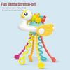 Baby Nachzieh-Fliegende Untertasse Spielzeug: Früherziehungs-Puzzle für Säuglinge 6-12 Monate
