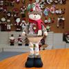 2025Christmas Snowman Telescopic Doll New Knitted Elk Doll Window Scene Christmas Decoration Merry Christma Gift Plush Ornaments