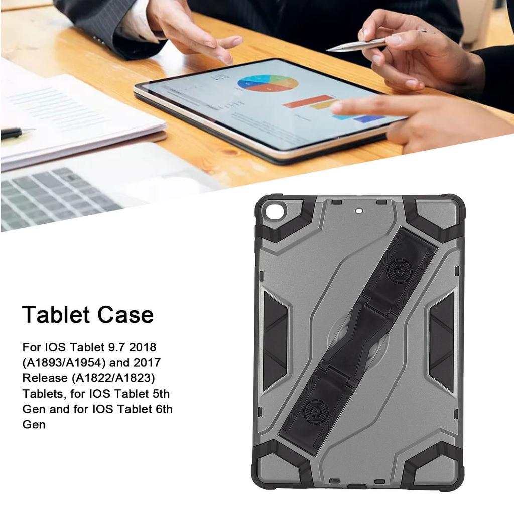 Tablet Case for Tablet 2018 2017 9.7in Shakeproof TPU Protective Cover with Shoulder Strap
