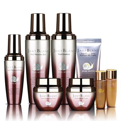 Jean Blanc Snail Snail Mucus Filtrate Women's 6-piece Basic Skin Care Set, 6-piece Set, 1 Piece