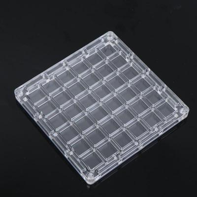 Acryl Magnetische Muschel-Displaybox 36 Fächer Transparenter Fach-Organizer für DIY Bastelbedarf Kleine Zubehöraufbewahrung