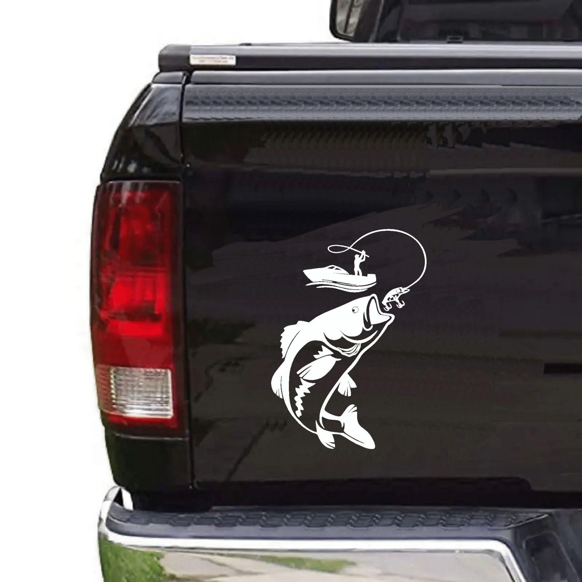 C39 Креативная Европейская и Американская Наклейка на Автомобиль Рыболовный Спорт Личность S 22x16cm