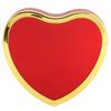 Heart Shaped Ring Box Elegant Stylish Jewelry Display Gift Box with LED Light for Engagement WeddingRed