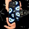 Nazar Boncugu Evil Eye Phone Case PC+TPU For IPhone 15 16 17ProMax 13 16 11 12 14 Pro Xs Max Mini Xr X Plus Cover