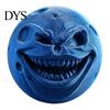 Creepy Moon Sphere Ornament 3D Printed Face Figurine, Spooky Lunar Statue Desk Decor, Horror Dark Fantasy Room Accessory Expression Collectible