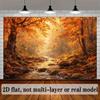 Autumn natural scenery backdrop fabric - highly suitable for multi-functional wall decorations in indoor photography studios