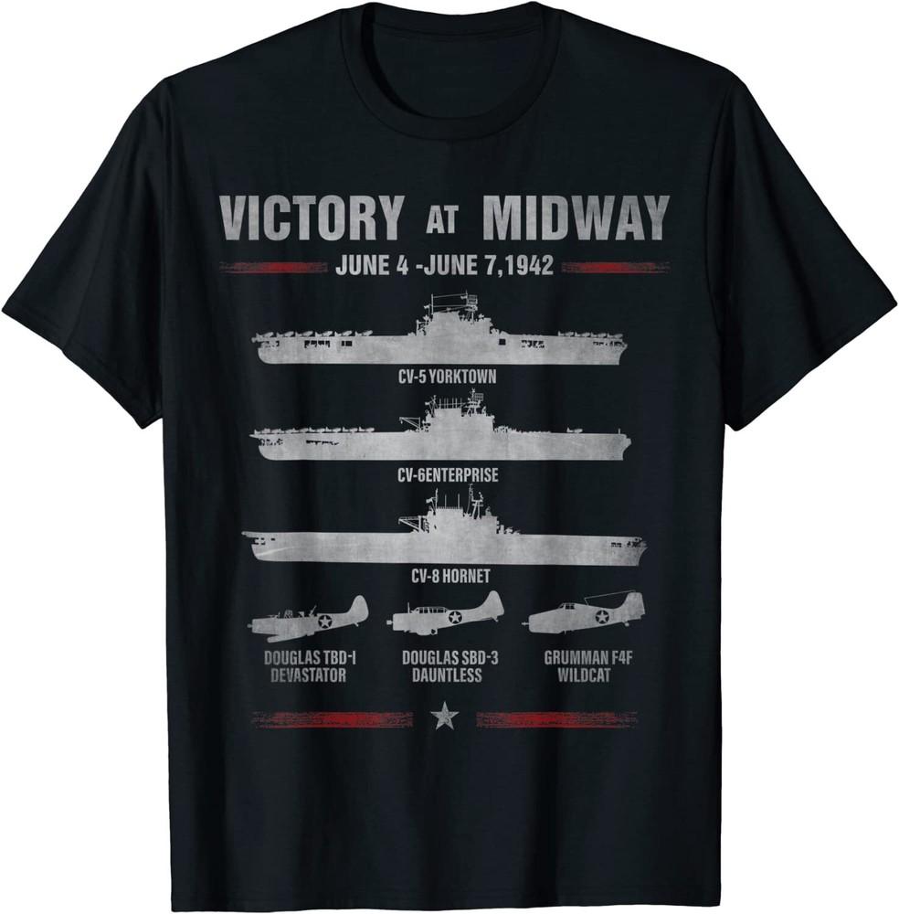 NEW LIMITED Victory At Midway Battel World War 2 T-Shirt Unisex T-Shirt S