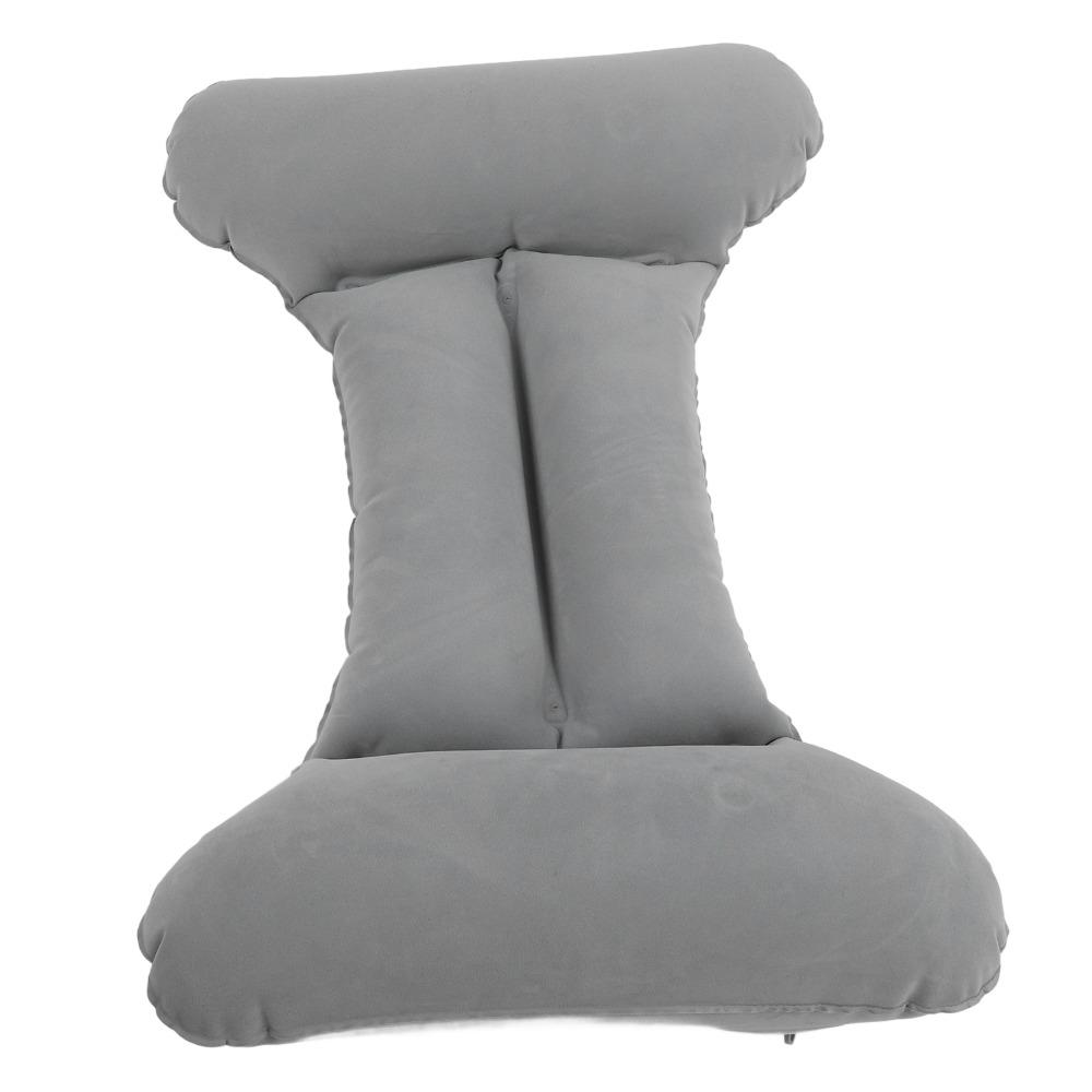 Portable Inflatable Lumbar Pillow H-Type Travel Pillow Lumbar Support Pillow  Airplane Travel