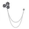 Men's Luxury Lapel Pin Brooch Set - High-End Suit Chain Badge for New Year Gift