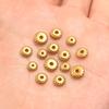 567mm DIY Stainless Steel Hollow Round Spacer Beads - 2 Colors for Jewelry Making