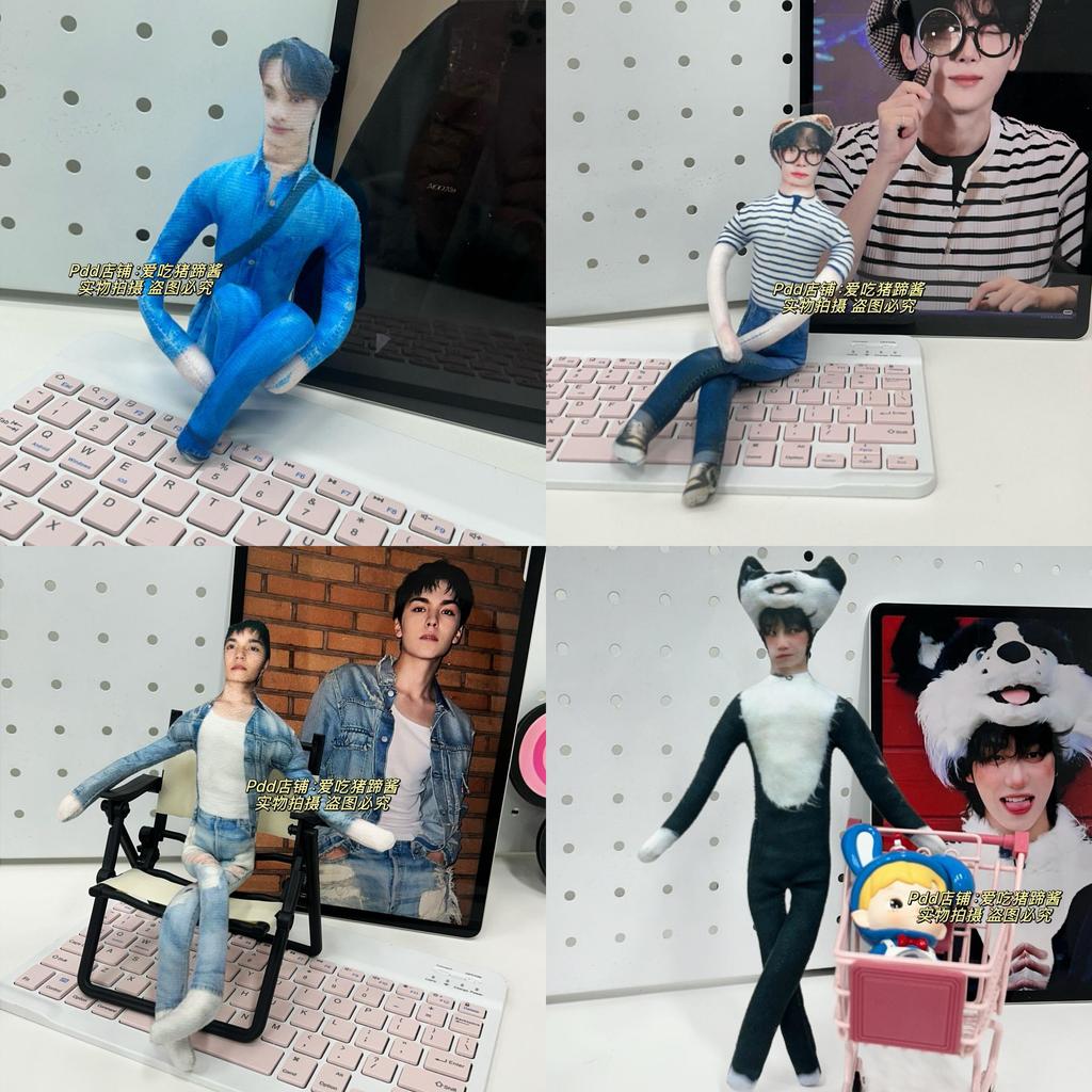 Seventeen Characters Plush Figure 28cm Soft Polyester Collectible For Fans