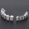 Fashionable Gold Plated Hip Hop Teeth Set Alloy Unisex Rapper Costume Teeth Accessories