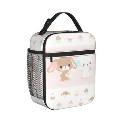 Sweet Bunny Sugarbunnies Cartoon Insulated Lunch Bags Cooler Bag Lunch Container Tote Lunch Box Bento Pouch College  Travel