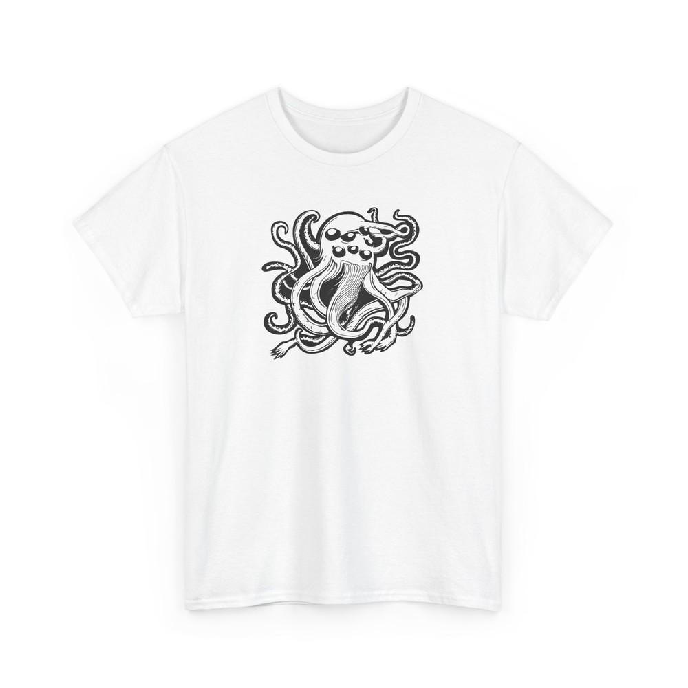 SixEyed Kraken Cryptozoology T-Shirt | Cryptid Hunter Tee | Kraken Shirt