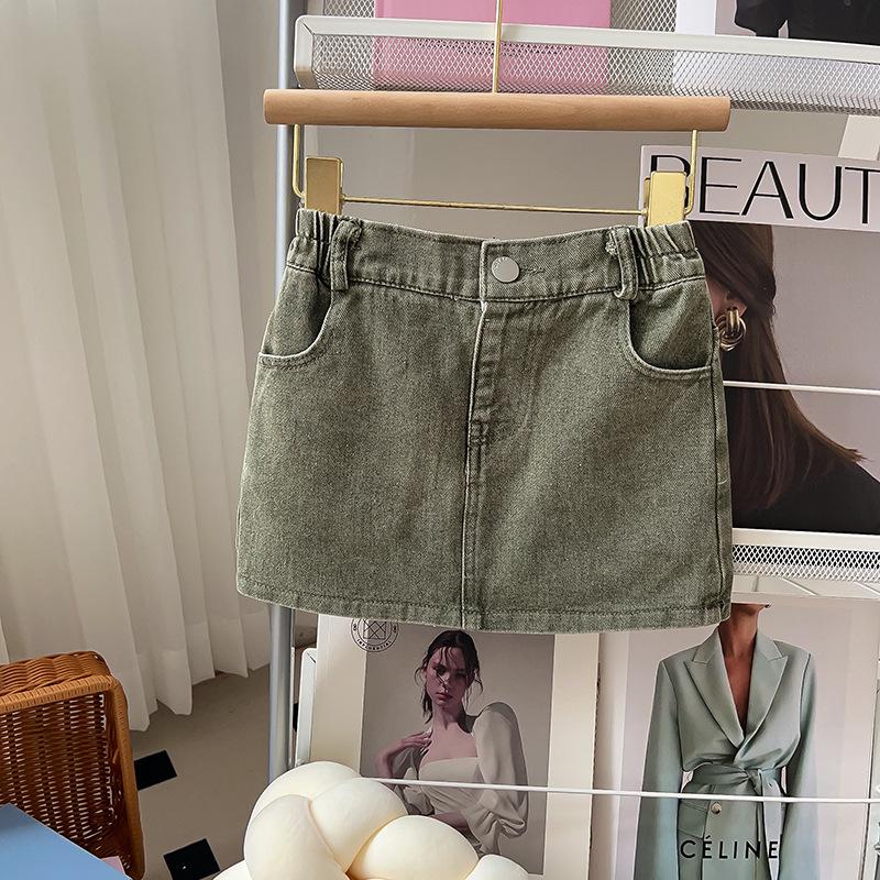 Mädchen Neue Mode Jeansjacke & Rock Zweiteiliges Set - Trendige Herbstbekleidung GC0238