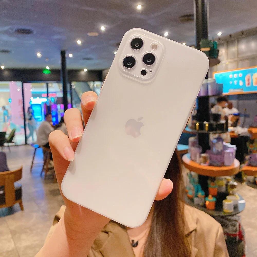 Husă de Telefon TPU Moale Ultra Subțire Pentru iPhone 16 15 14 13 12 Mini 11 Pro XS Max XR X 8 7 Plus SE 2022 2020 Husă Spate Mată Subțire