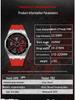 SANDA 1162 Men's Trendy Waterproof Rotating Wheel Quartz Watch