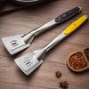 Anti-Scald Spatula Tongs Stainless Steel Food Shovel Clamp 2-in-1 Sliding