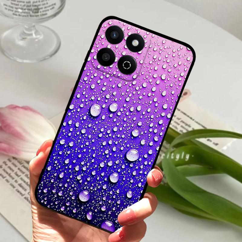 For Honor X7c 4G Case X 7c Geometric Design Soft Silicone TPU Phone Back Cover For Huawei Honor X7c Shockproof Bumper Phone Bags
