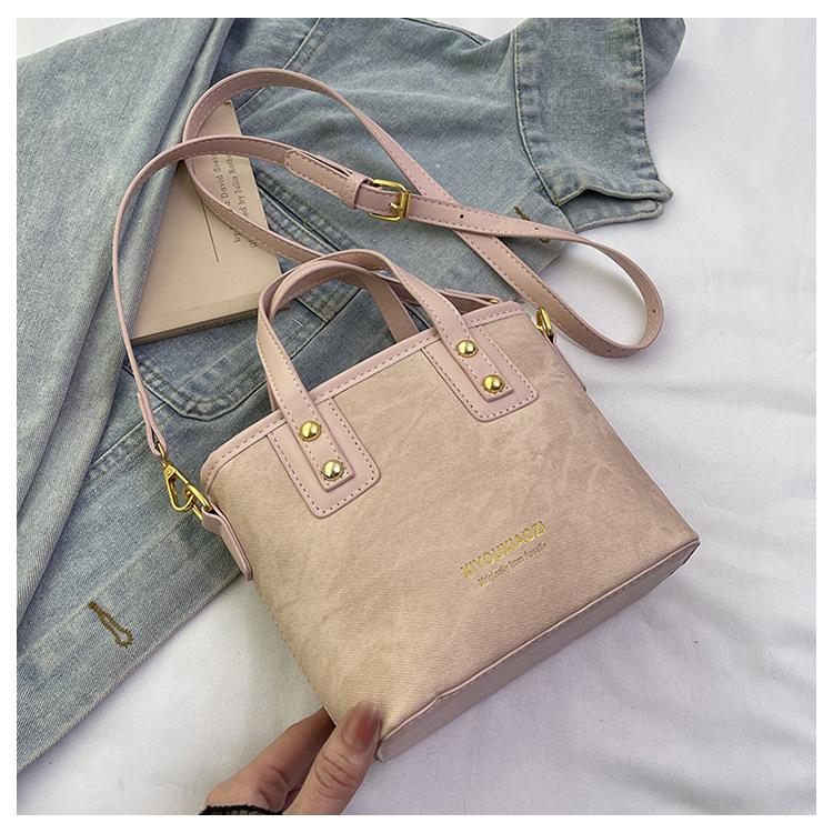 

Niche retro bag women s new spring and summer versatile messenger bag exquisite portable bucket bag