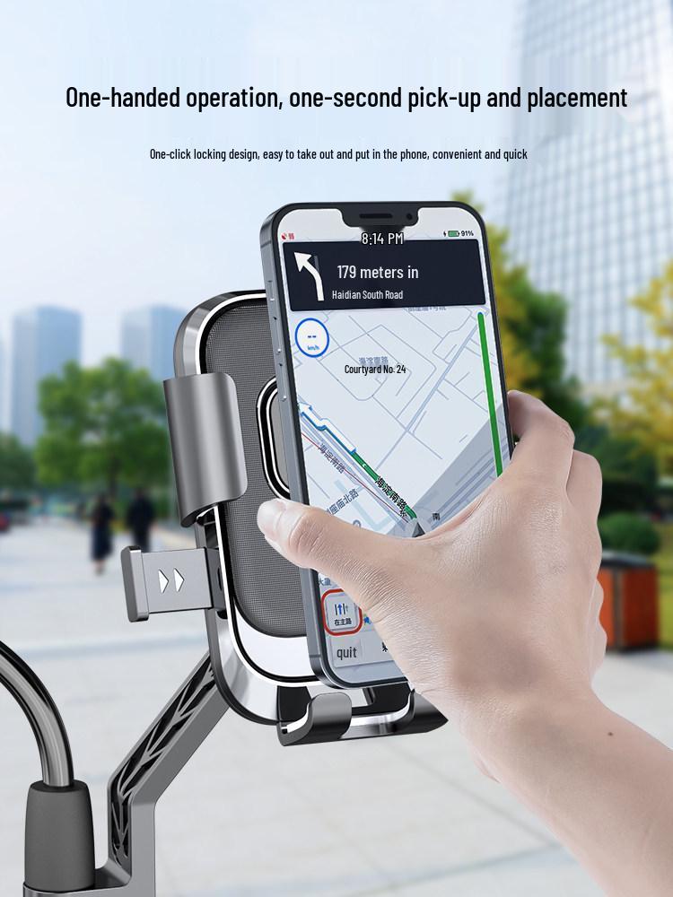 Electric Vehicle & Motorcycle Phone Holder for Navigation