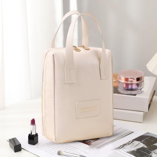 Travel Cosmetic Bag Portable Toiletry Organizer with Handle Large Capacity Waterproof Makeup Bag for Home Travel Business Trip