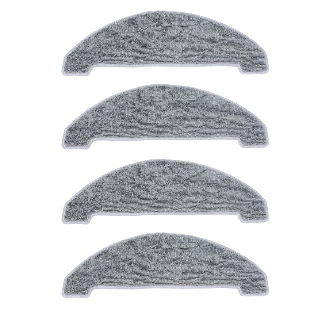 4PCS Vacuum Cleaner Mop Cloth Replacement Fiber Sweeper Cleaning Mop Cloth for Xiaomi VIOMI S9