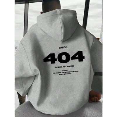 Herren Lockere Freizeit Pullover Hoodie Street Fashion Bedrucktes Oberteil