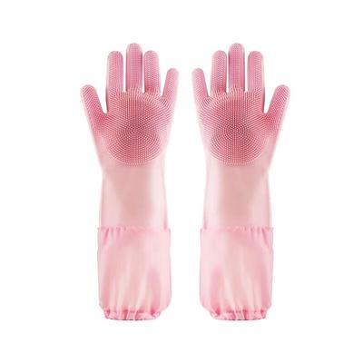 JINGRUIXIANG Silikonhandschuh für die Fellpflege und das Baden von Haustieren
