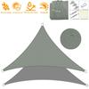 Shade Sail, Waterproof Outdoor Garden Patio Party Sun Awning, Triangular Canopy 98% UV Blocking with Free Rope