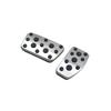 Car Foot Pedals For Toyota Land Cruiser V8 Lexus LX Roraima 2008~2024 Stainless Steel Brake Non-slip No Drilling Alloy Pad Cover