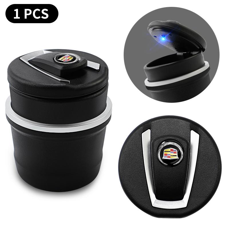 

Car Ashtray Garbage Coin Storage Cup Container Cigar Ash Tray For Cadillac XT4 XT6 CTS DTS STS XTS ATS BLS SLS CT5 Accessories чорний