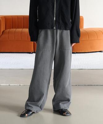 KNOUUN Faded Sweat Pants (Charcoal)