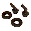 PCV Valve & Grommet 4PCS Black 53013360AA 53030497 02946079 For 1997-2006 Jeep Wrangler TJ Wrangler Cherokee