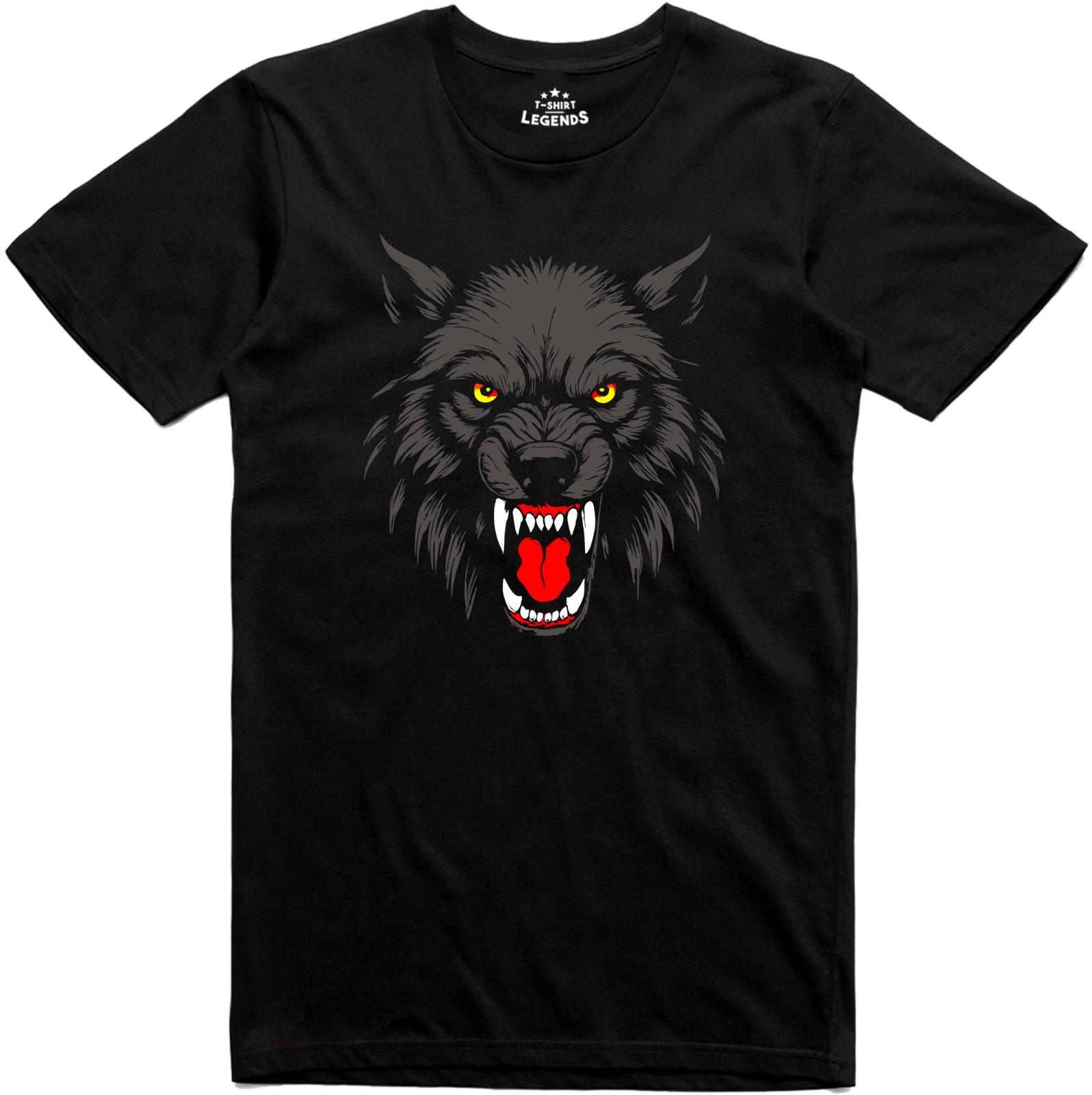 Mens T-Shirt Werewolf Lycanthrope Character Regular Fit Tee M