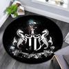 Newcastle United Round Area Rug,Carpet Rug for Living Room Bedroom Sofa Playroom Decor,Non-slip Floor Mat