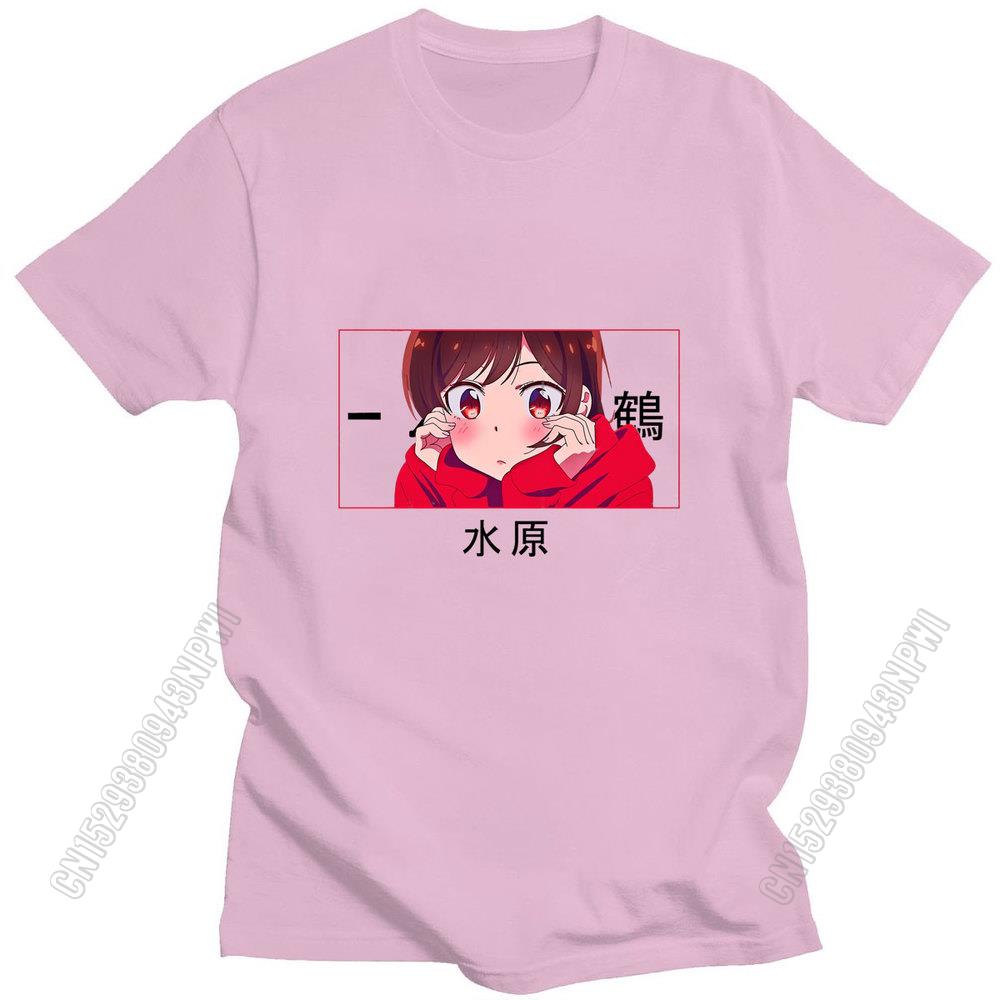 Men Rent A Girlfriend Chizuru Mizuhara Anime 2024 the New T-Shirts Funny Tops Ruka Sarashina Pure Cotton Harajuku T Shirt